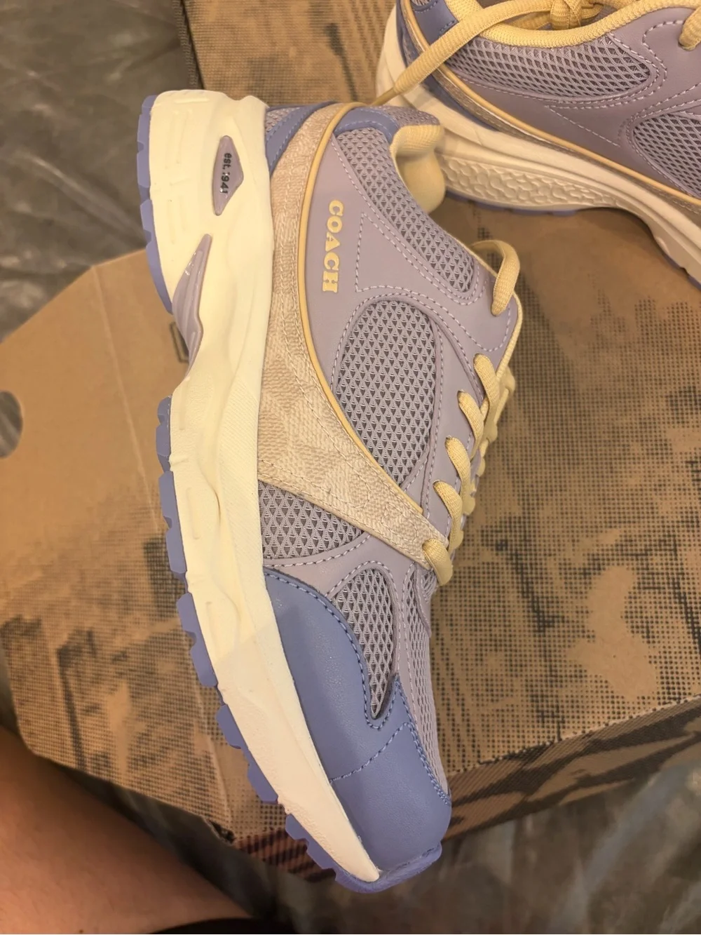 NEW Coach woman Sport Sneaker Wisteria/Blue Lavender CEE71 US Size 9.5